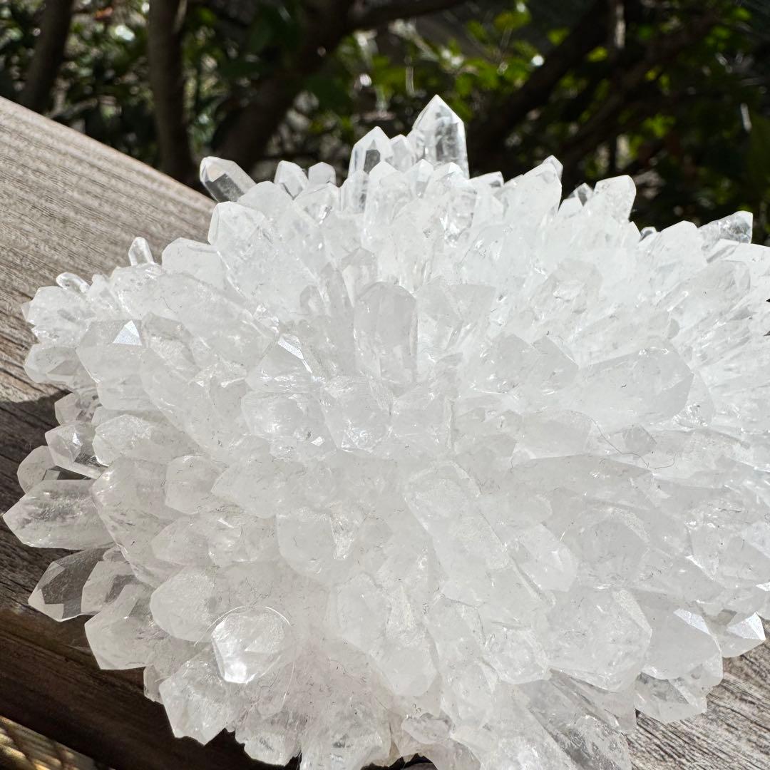 菊花水晶　四川省産　水晶クラスター　ブレス浄化にも