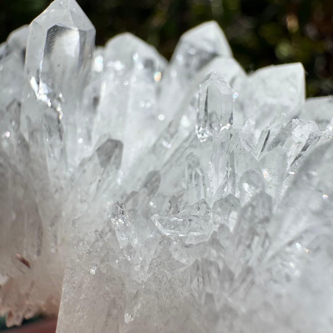 菊花水晶　四川省産　水晶クラスター　ブレス浄化にも