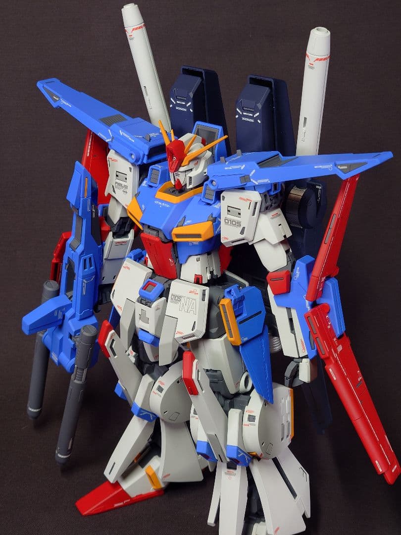MGフルアーマーZZガンダムVer.ka全塗装品