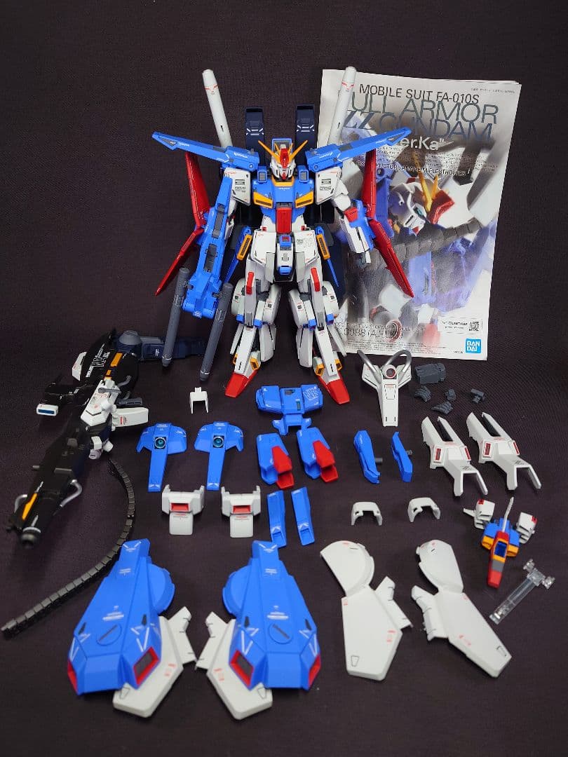 MGフルアーマーZZガンダムVer.ka全塗装品