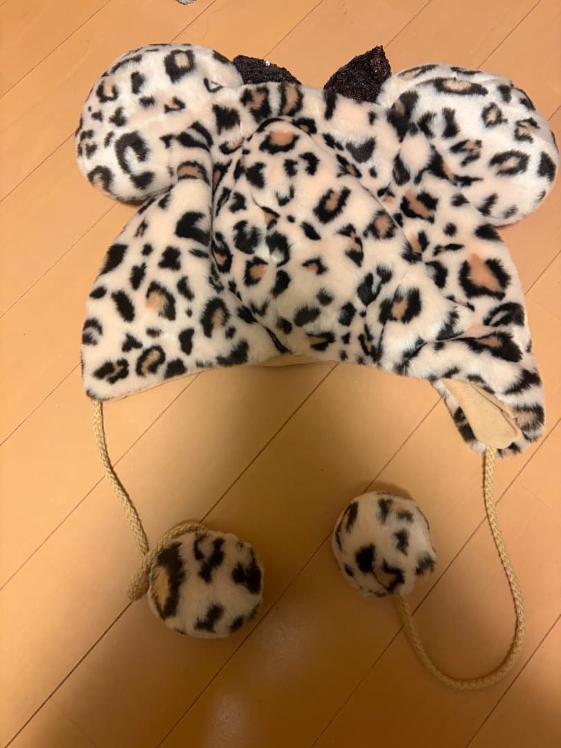 ヒョウ柄ファンキャップ