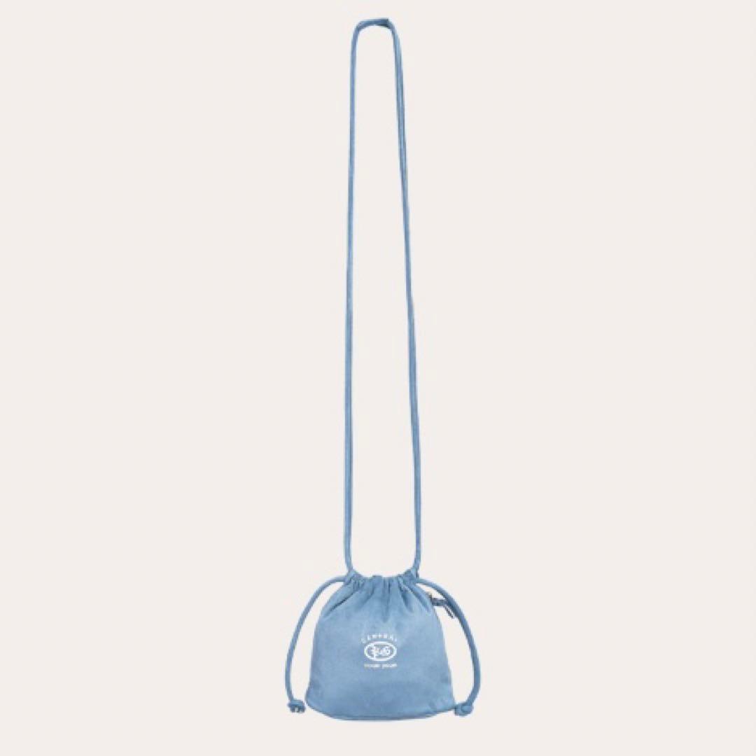 King Gnu CEN+RAL KINCHAKU POUCH ブルーグレー