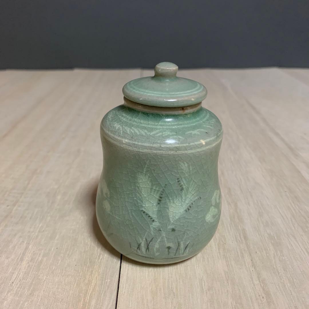 韓国人間文化財　池順鐸　茶入　共箱