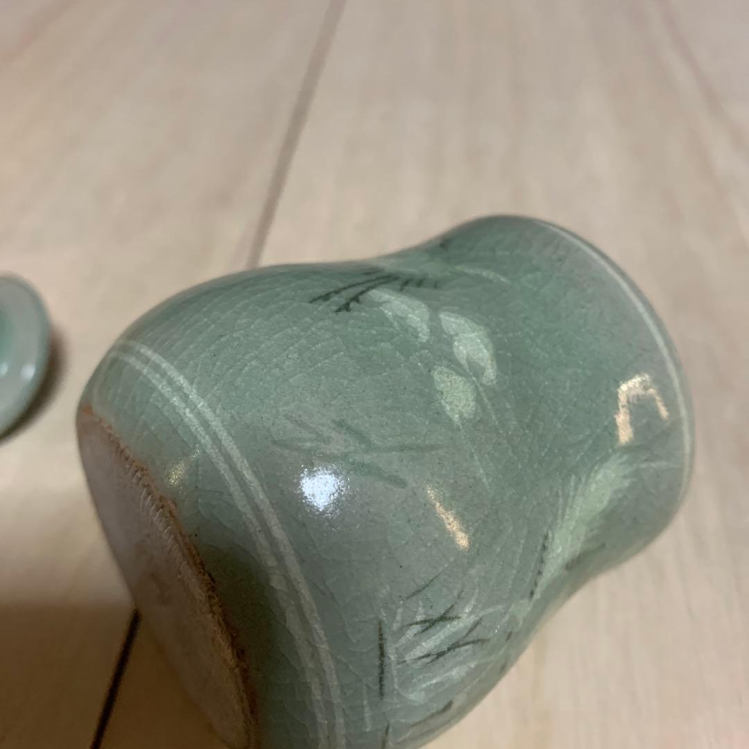 韓国人間文化財　池順鐸　茶入　共箱