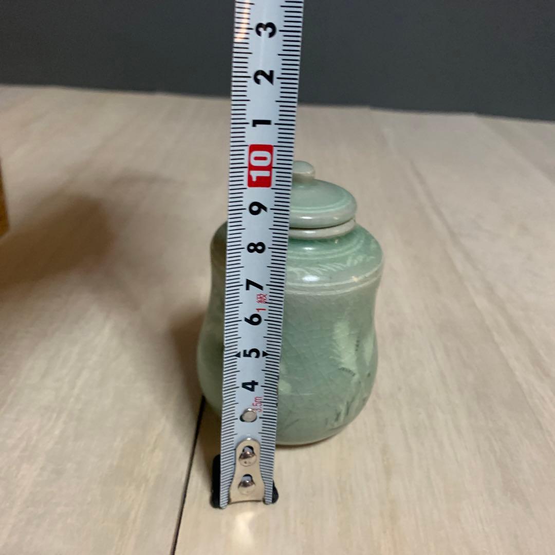 韓国人間文化財　池順鐸　茶入　共箱