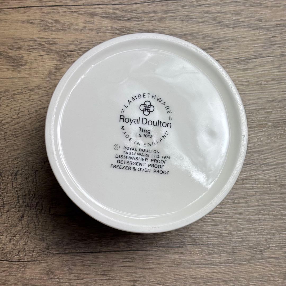 ロイヤルドルトン　マグカップ　シュガーポット　クリーマー　ティング　ブラウン