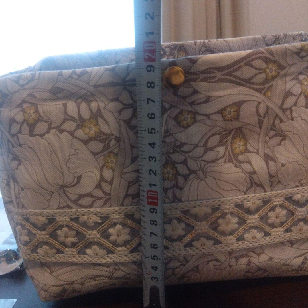 【1点物】ウィリアム・モリス V&Aコレクション生地 ハンドメイド トートバッグ