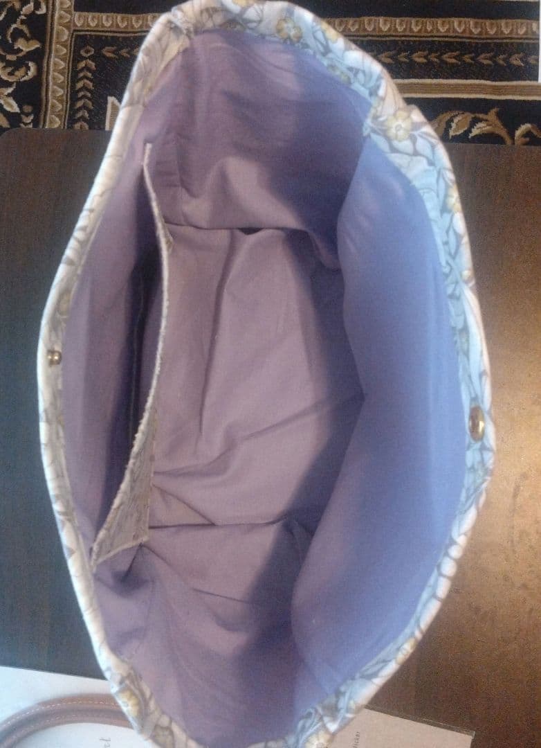 【1点物】ウィリアム・モリス V&Aコレクション生地 ハンドメイド トートバッグ