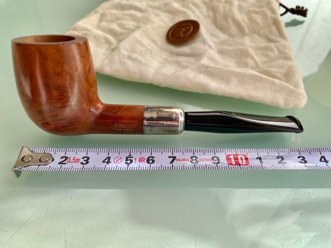トラサルディ木製パイプ型アンティーク イタリア製新品