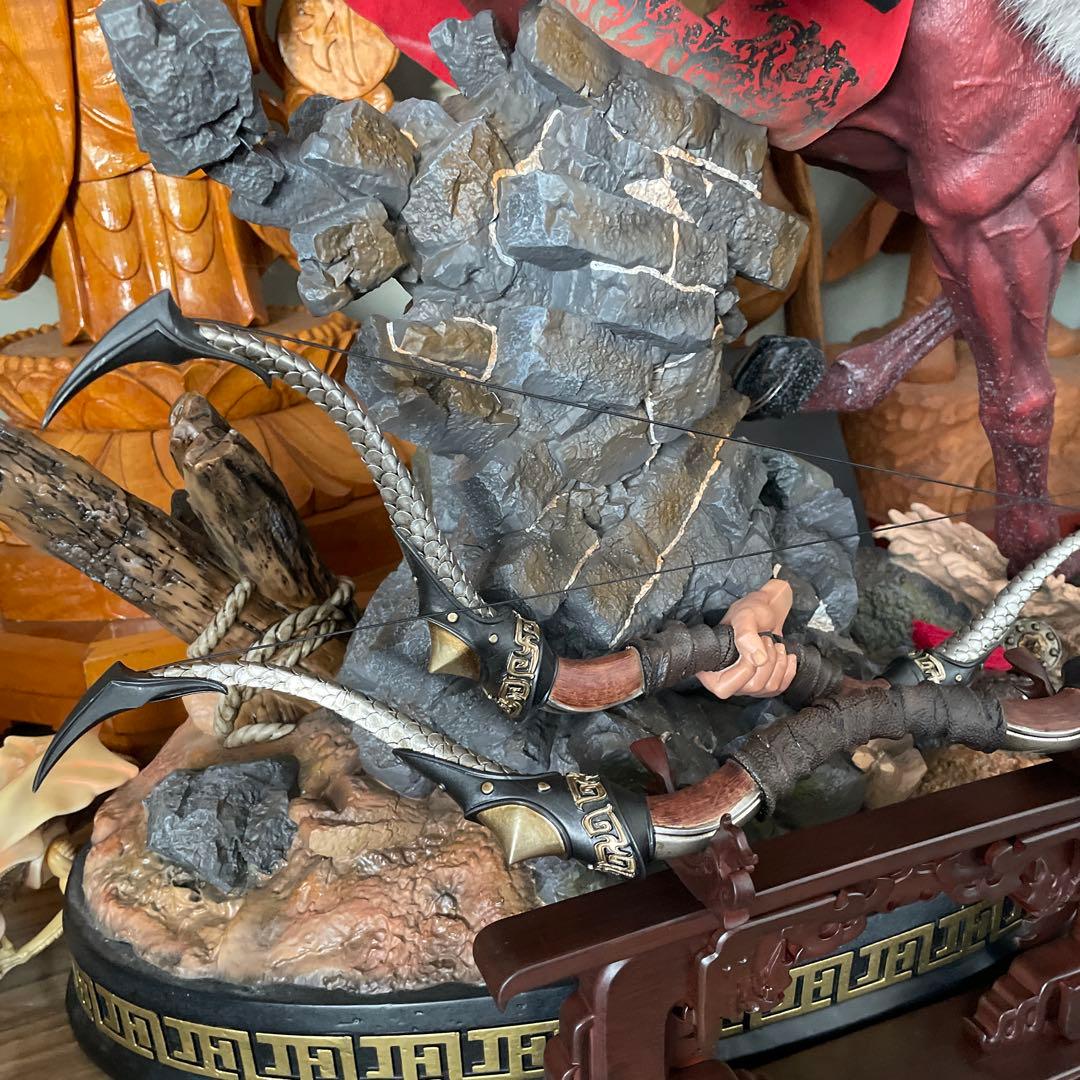 引き取り限定　超特大　三国志　呂布　スタチュー　フィギュア