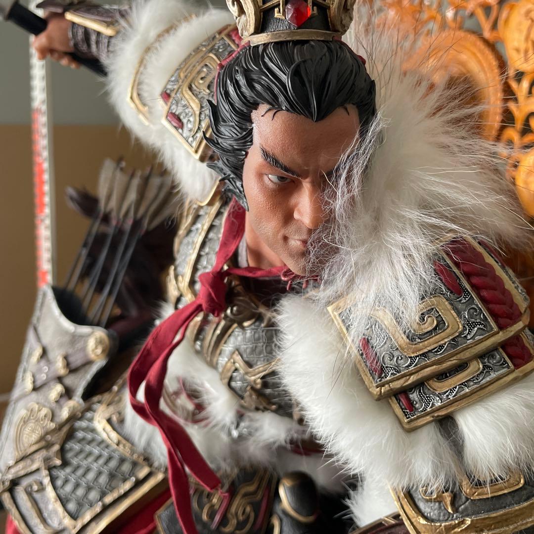 引き取り限定　超特大　三国志　呂布　スタチュー　フィギュア