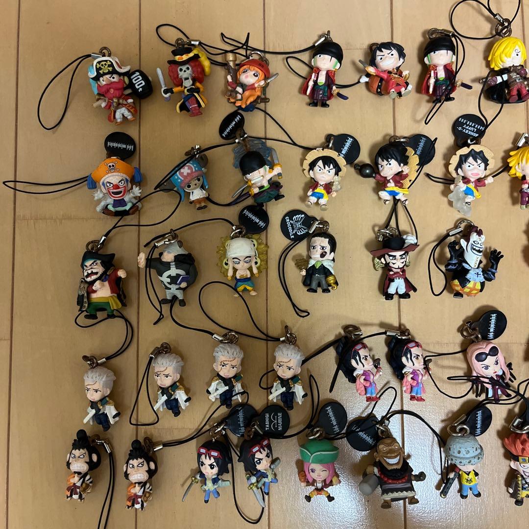 ワンピース　キーホルダー　ストラップ　計53個+おまけ2個　まとめ売り
