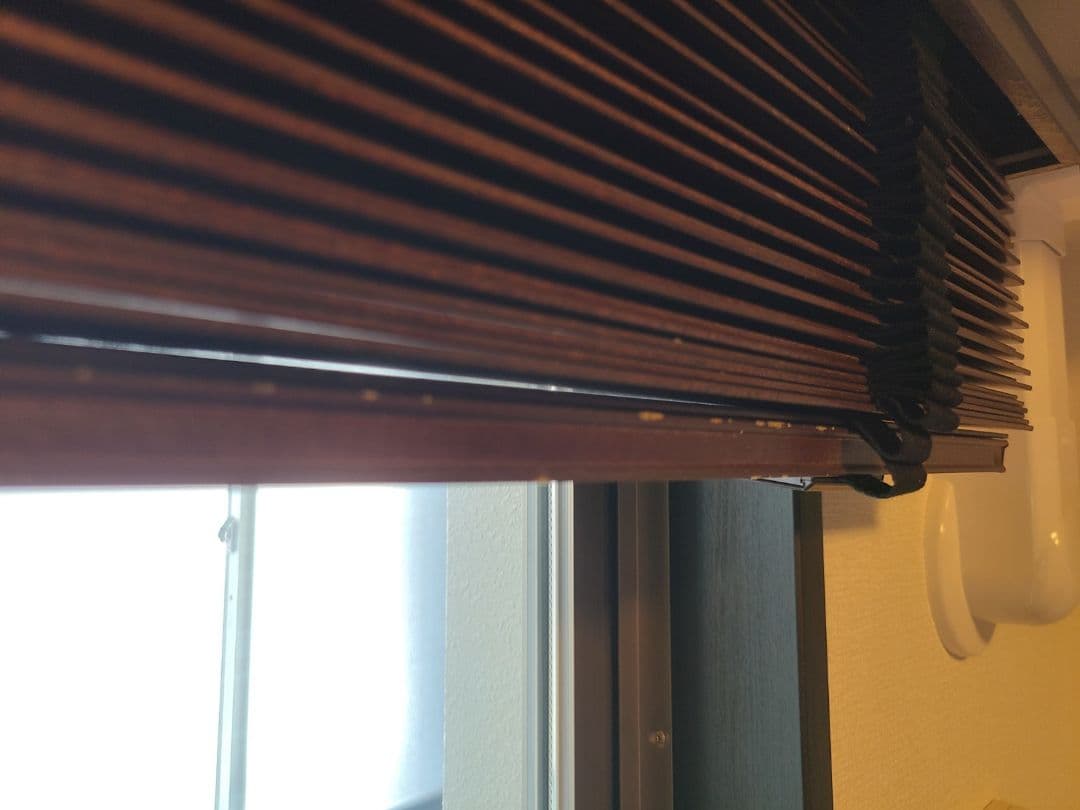 ◆タチカワ◆ウッドブラインド◆W152×H190◆O-2509BL3◆