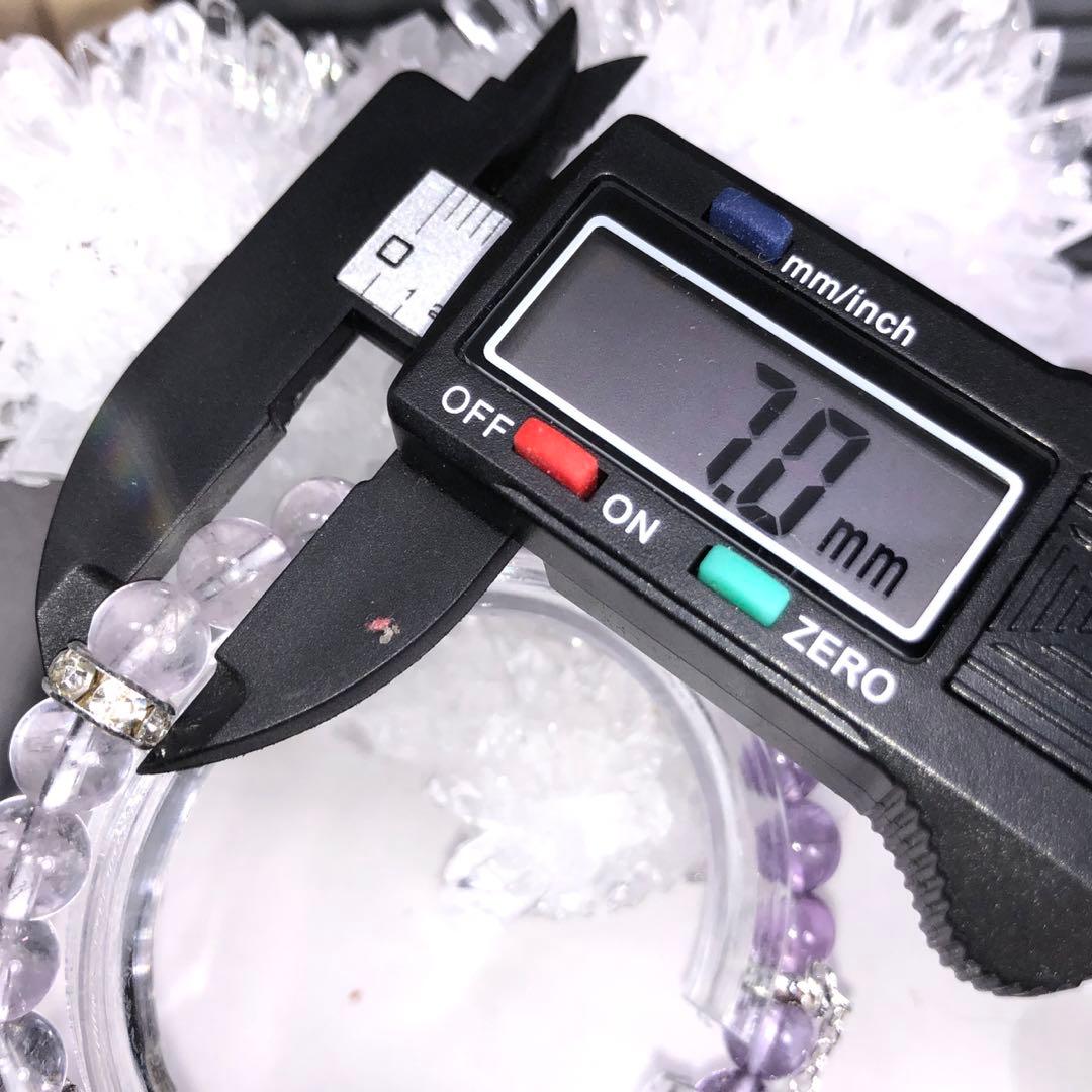 アクセサリー　天然石　デザインブレスレット　アメトリン　トンボ　ミツバチ