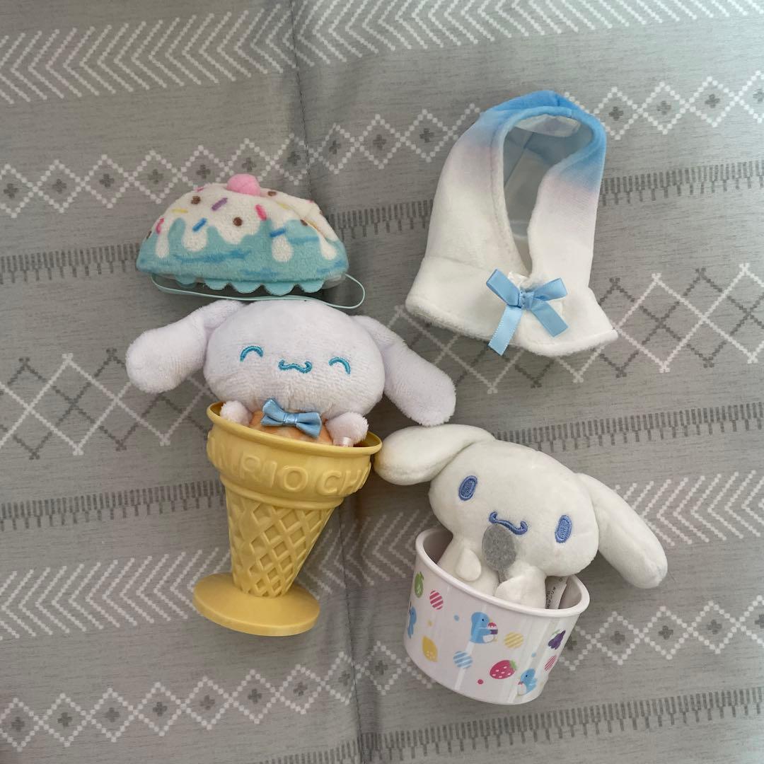 シナモロールぬいぐるみ　マスコットセット