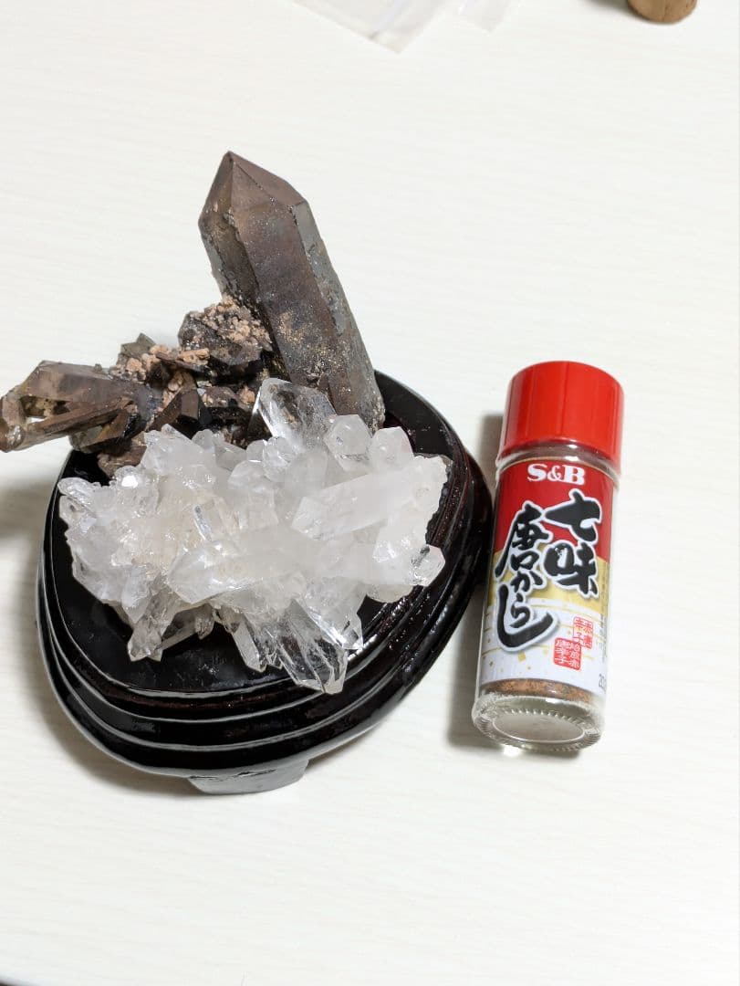 高品質✨水晶 モリオン クラスターセット