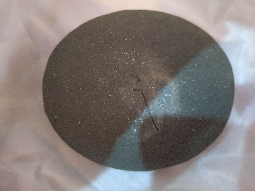 新品未使用　虎澤英雄　木箱サイン付武州飯能焼陶器の器第14回日本陶芸展受賞者作品