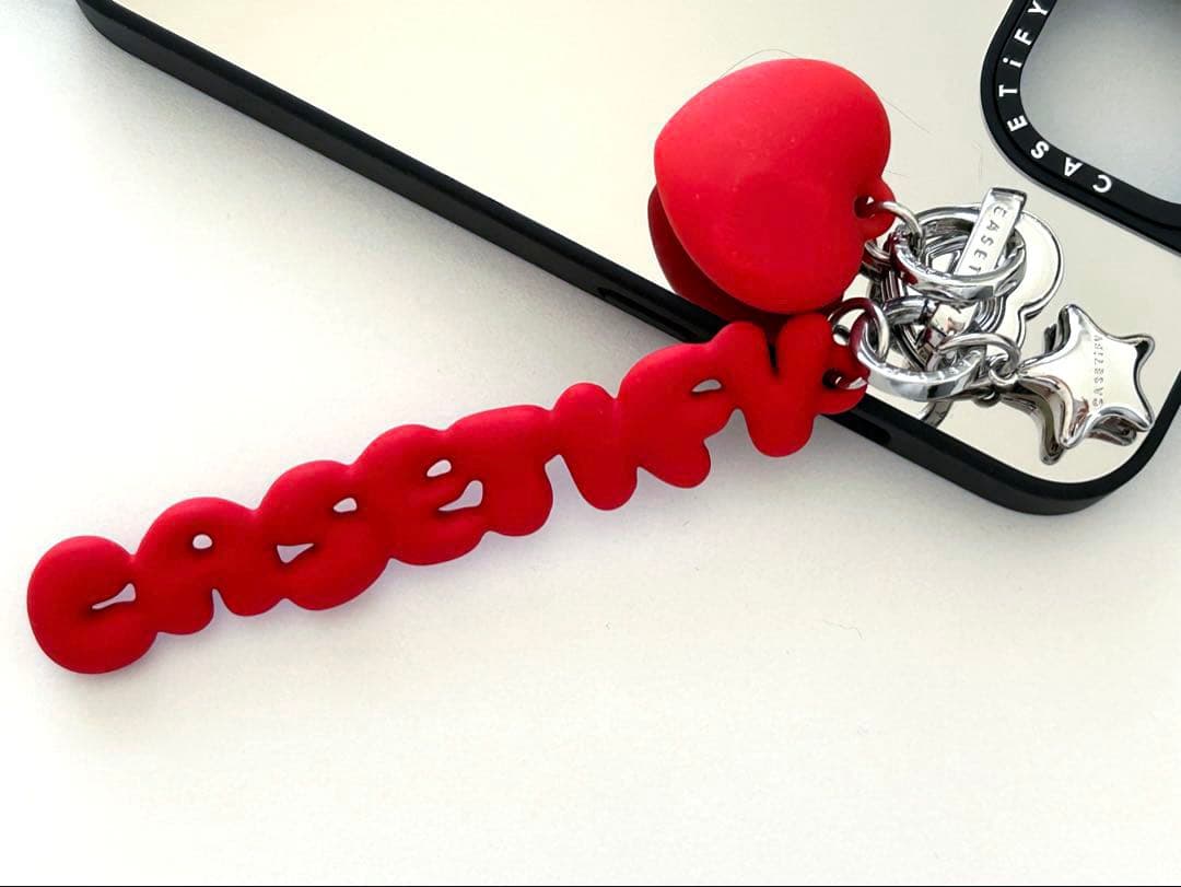 【美品】CASETiFY ミラーケース チャーム装飾済み iPhone14