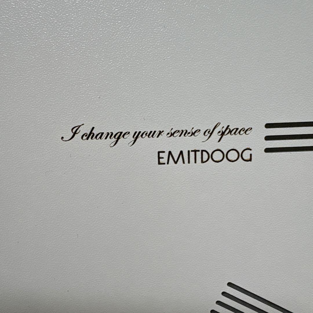 EMITDOOG ホワイト 円形壁時計