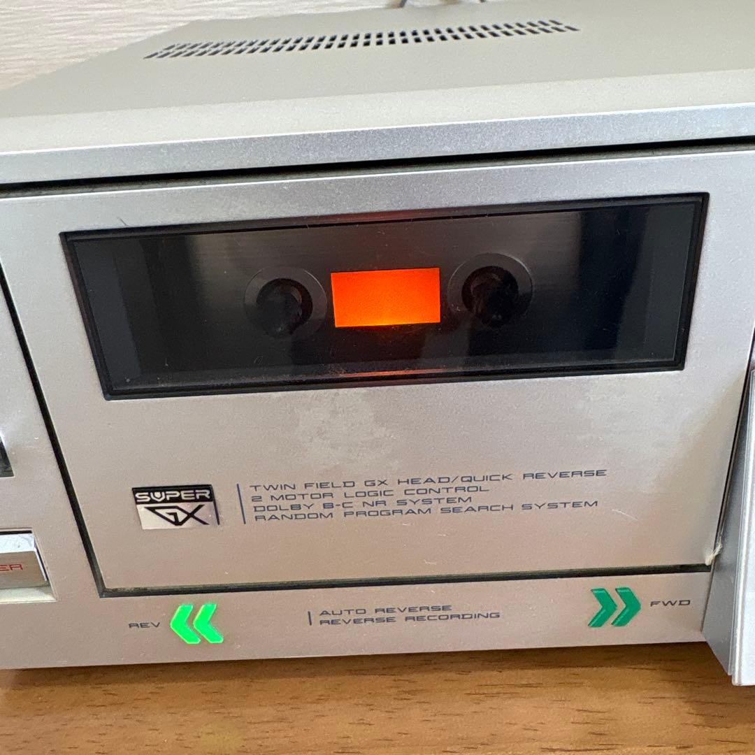 AKAI アカイGX-F66RC オートリバースカセットデッキ 通電確認済み