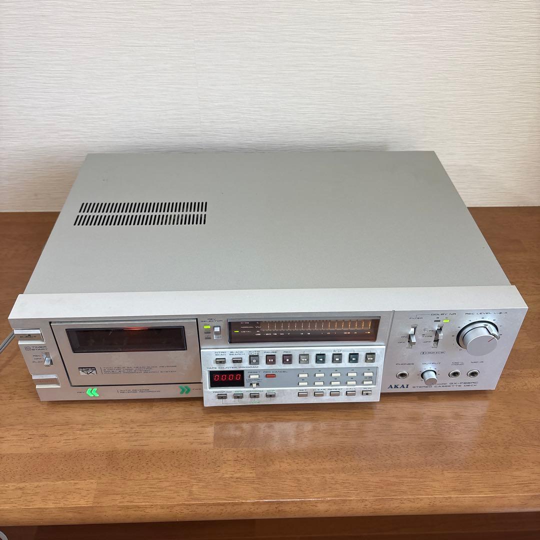 AKAI アカイGX-F66RC オートリバースカセットデッキ 通電確認済み