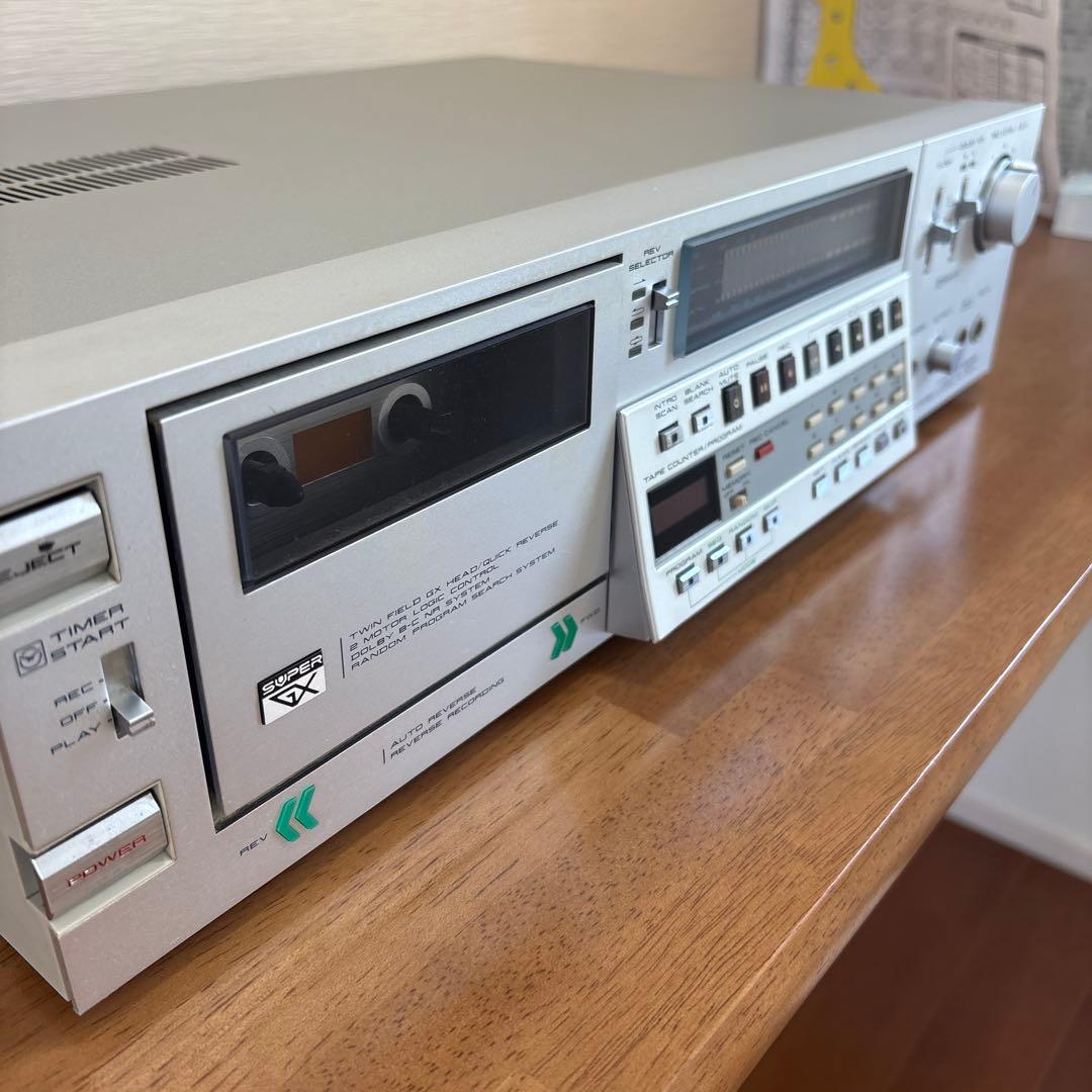 AKAI アカイGX-F66RC オートリバースカセットデッキ 通電確認済み
