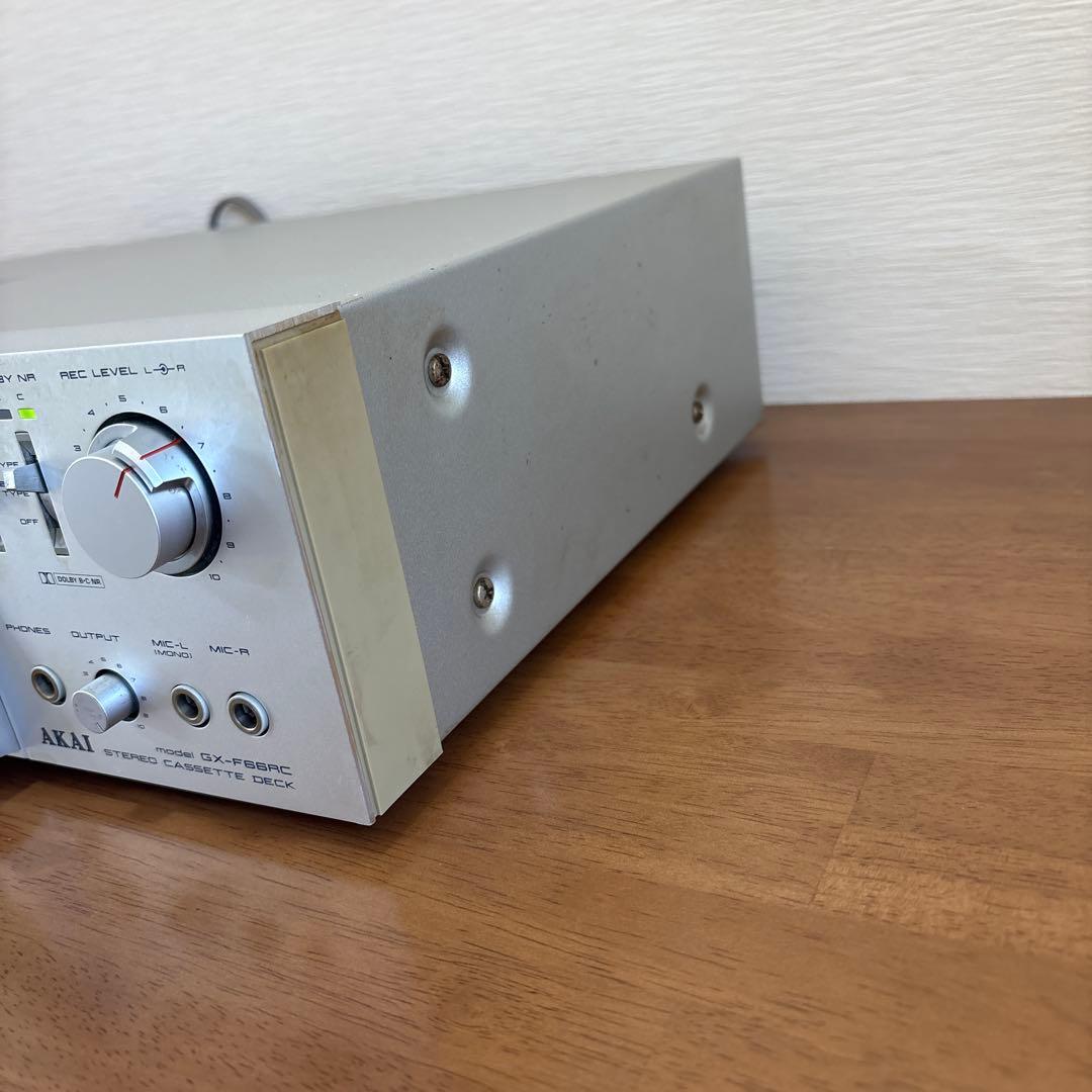 AKAI アカイGX-F66RC オートリバースカセットデッキ 通電確認済み