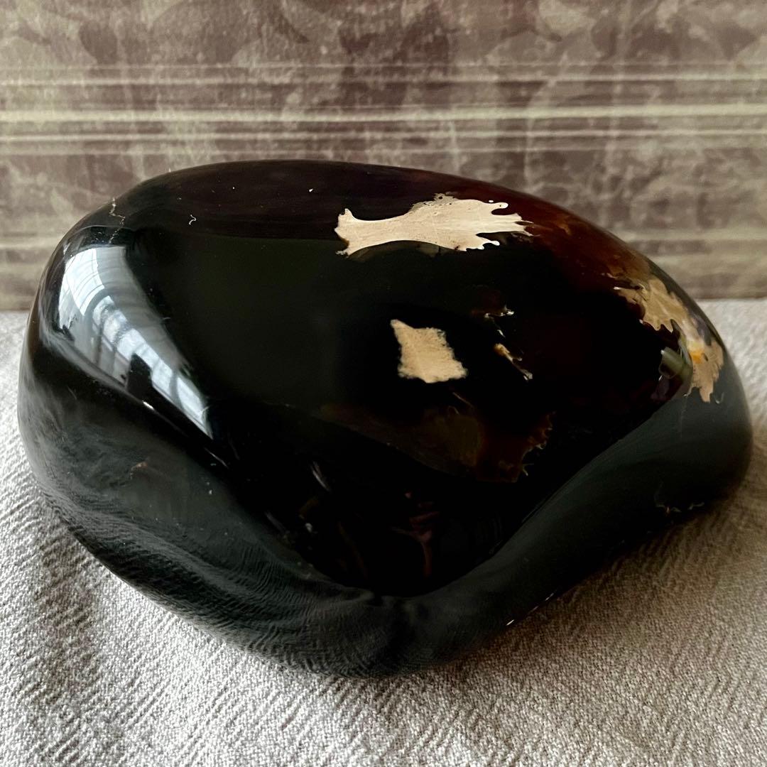 琥珀 原石 チェリーレッド ブルー アンバー 巨大 レア 天然石 化石 鑑賞石