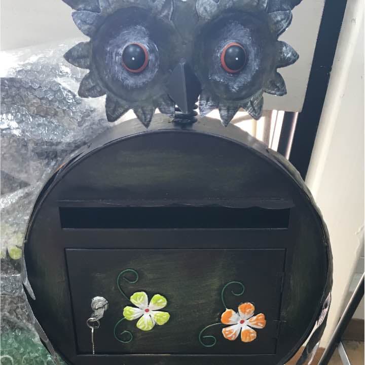 新品 アニマルポスト ふくろう