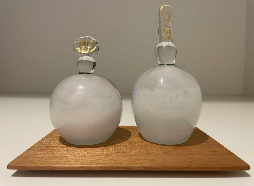 ガラス作家　金津沙也香　雛人形