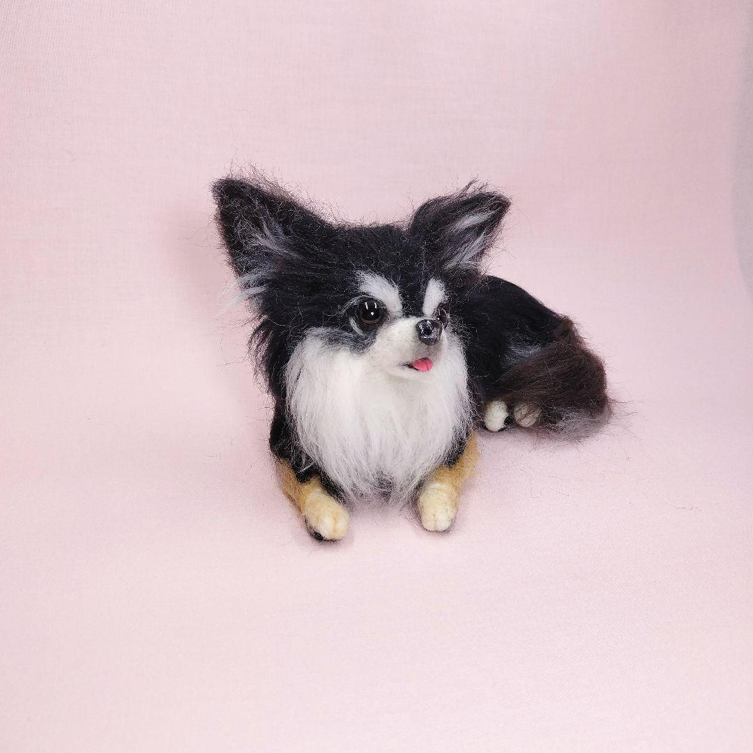 プリン様 羊毛フェルト チワワ ハンドメイド 犬