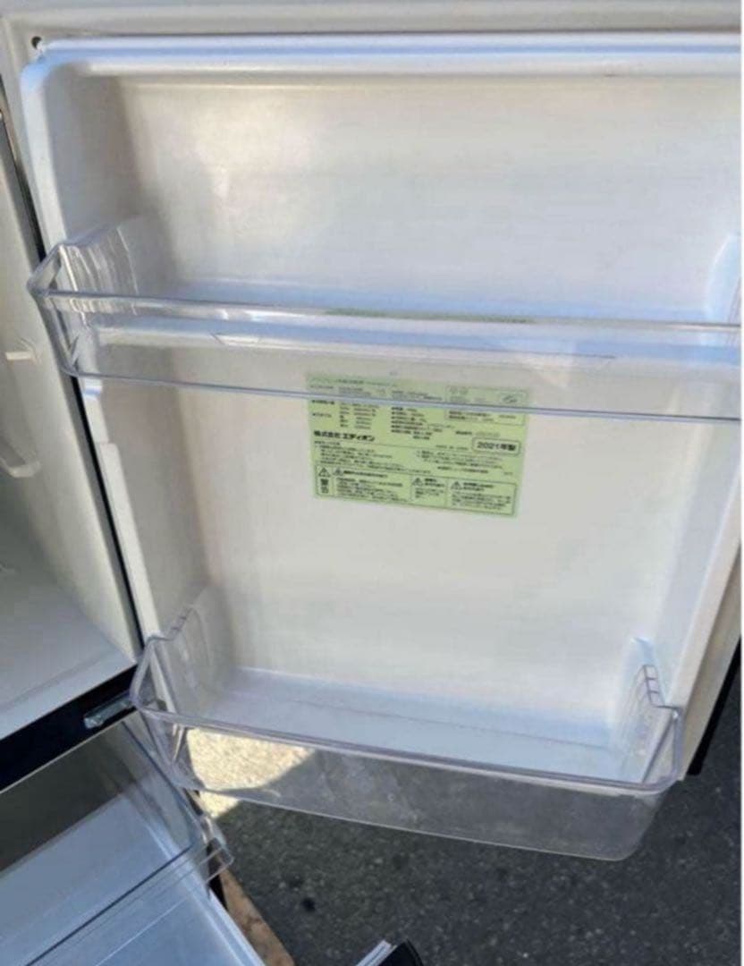 【高年式】2021年式 149Leangleレトロ風冷蔵庫 ANGRE151A1