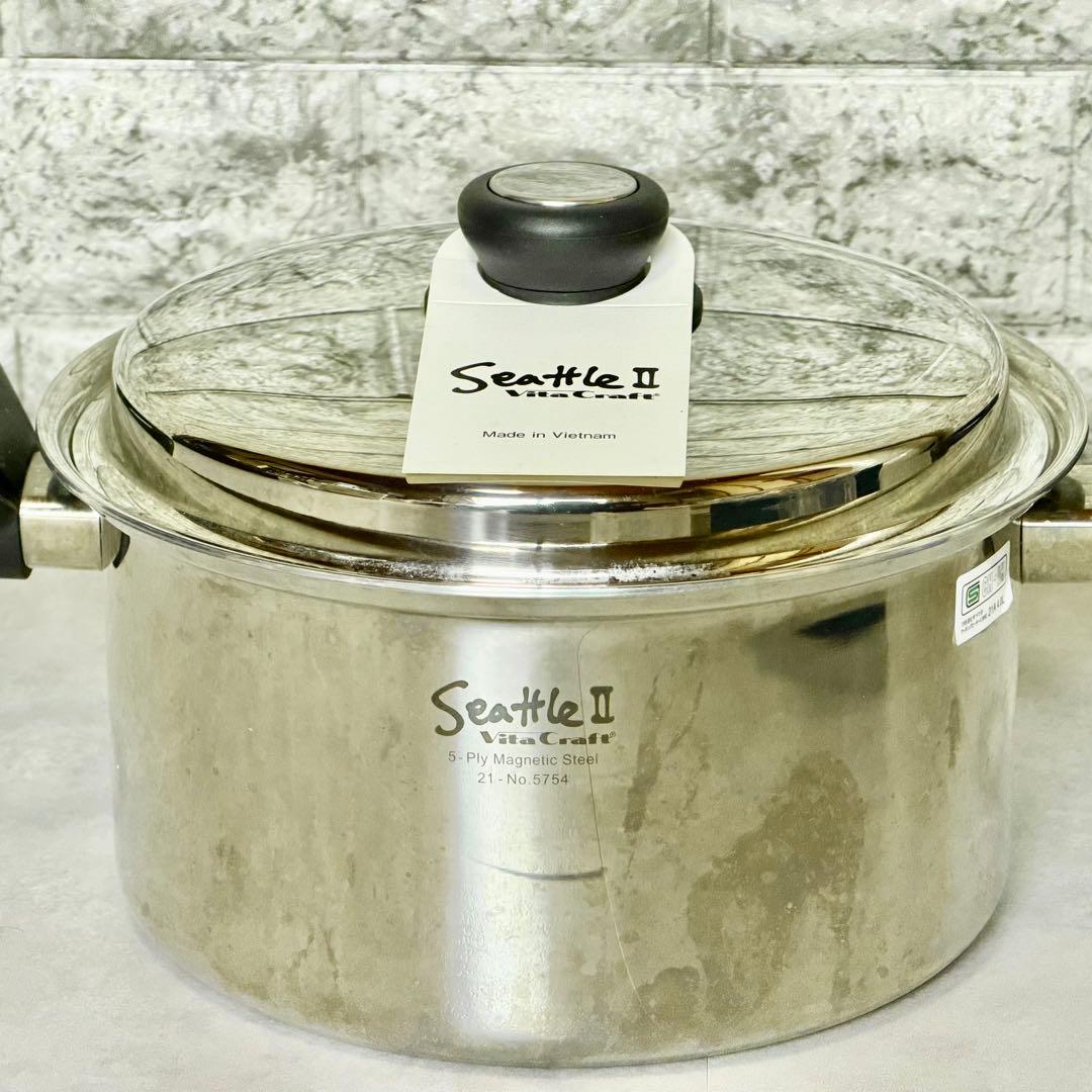 ビタクラフト「シアトルⅡ・No5754」4.0L両手鍋