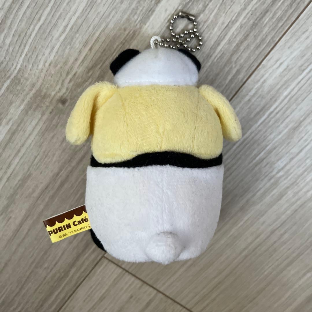 【希少】ポムポムプリンカフェ横浜限定 ボールチェーンマスコット パンダ 未使用