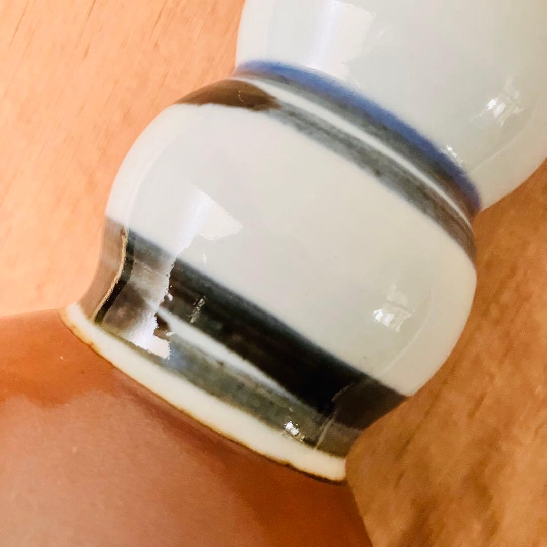 永楽善五郎　呉須　京焼　重瓢花入　共箱　花瓶　花器