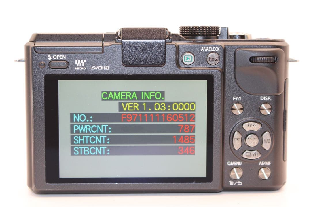 ★ショット数1485回★ LUMIX DMC-GX1 レンズキット　ミラーレス