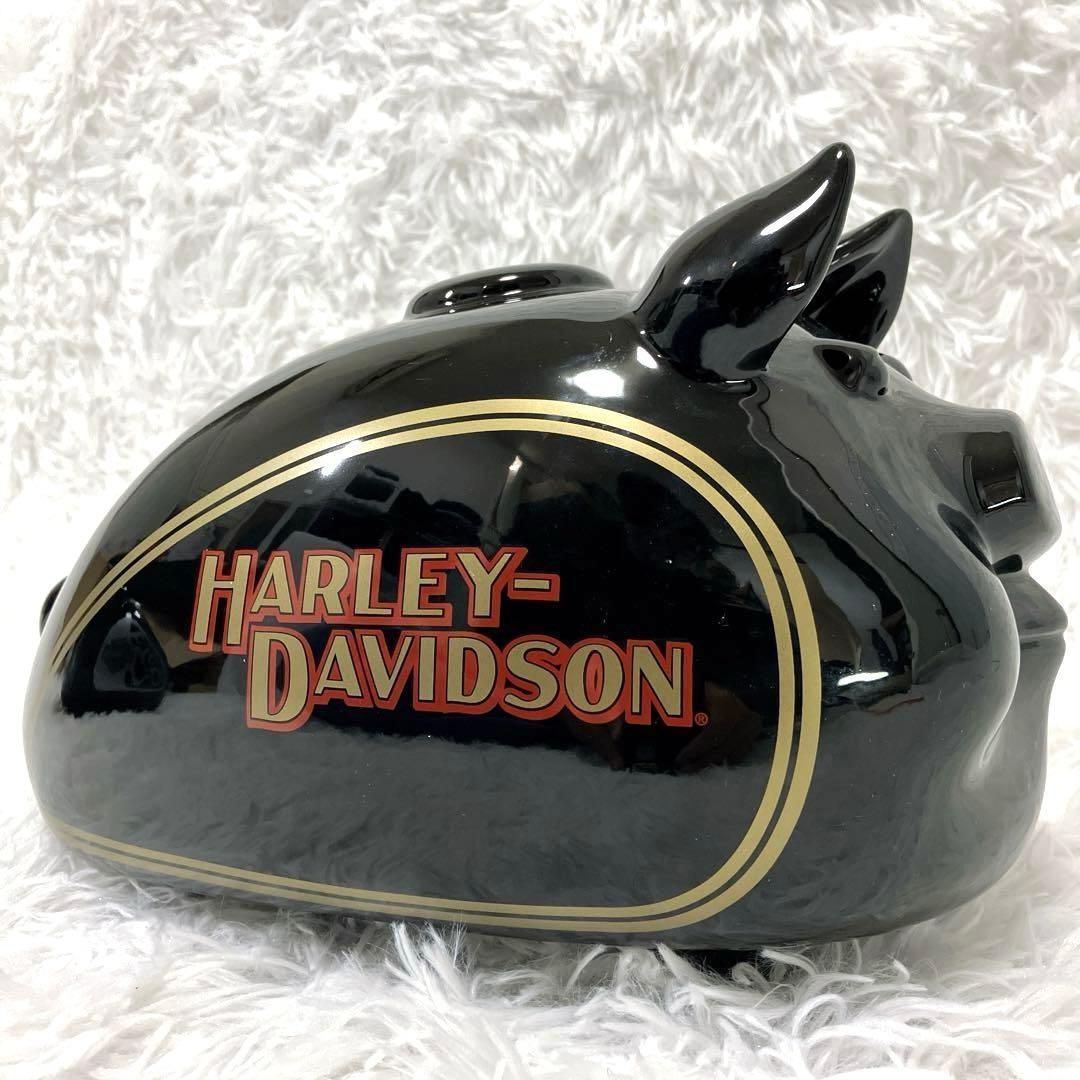 新品✨　Harley-Davidson　豚貯金箱　陶器　箱付き　2019年