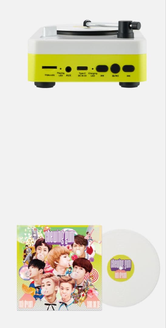 NCT DREAM 9TH TURNTABLE BLUETOOTH スピーカー