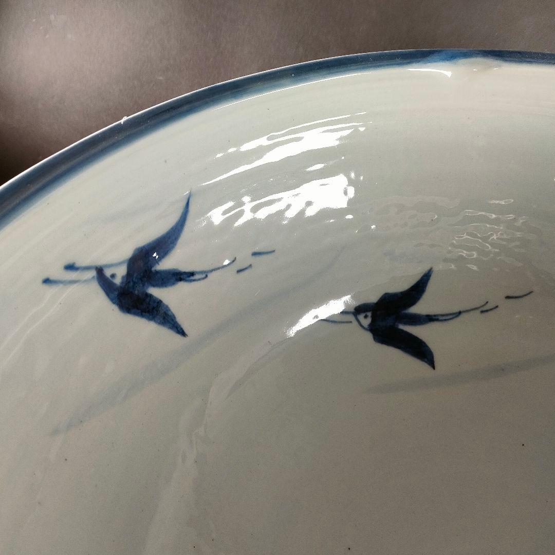 C30-1/在銘/龍鳳紋大皿/盛皿/額皿/飾皿/懐石料理/懐石道具