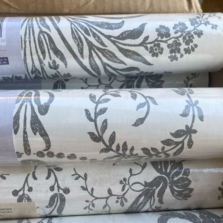 ローラアシュレイ UK製壁紙JOSETTE チャコール　新品1本から