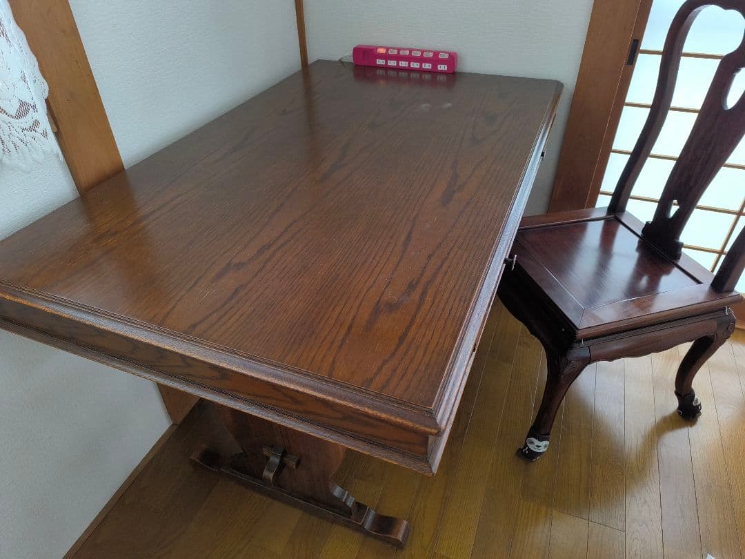 三越ブルージュ 高級デスク アンティーク 書斎机 昭和レトロ