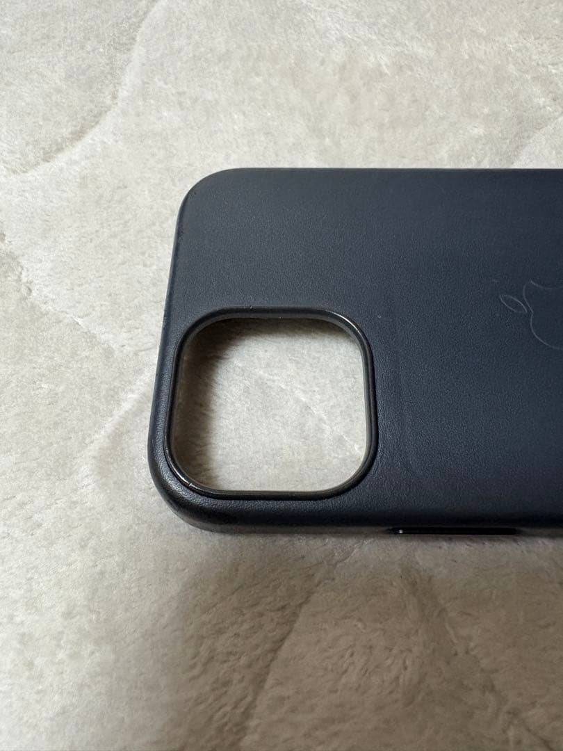 iPhone13mini 純正レザーケース ブラック