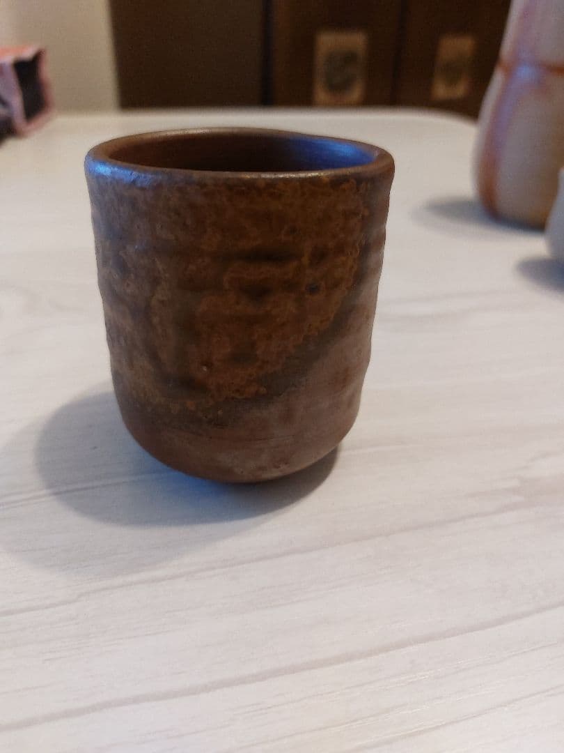 【レア・非売品】備前焼 遺作20品のうちの１品 木村隆男遺作 ぐい呑み３品