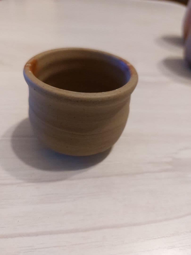 【レア・非売品】備前焼 遺作20品のうちの１品 木村隆男遺作 ぐい呑み３品