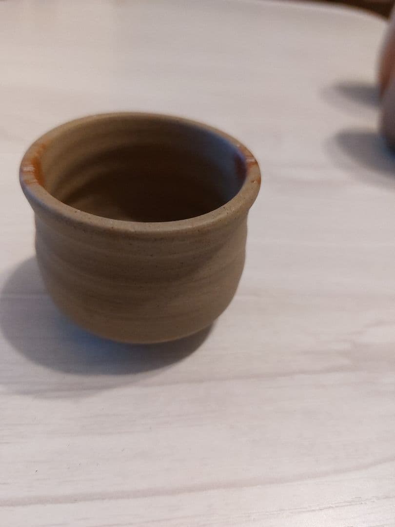 【レア・非売品】備前焼 遺作20品のうちの１品 木村隆男遺作 ぐい呑み３品