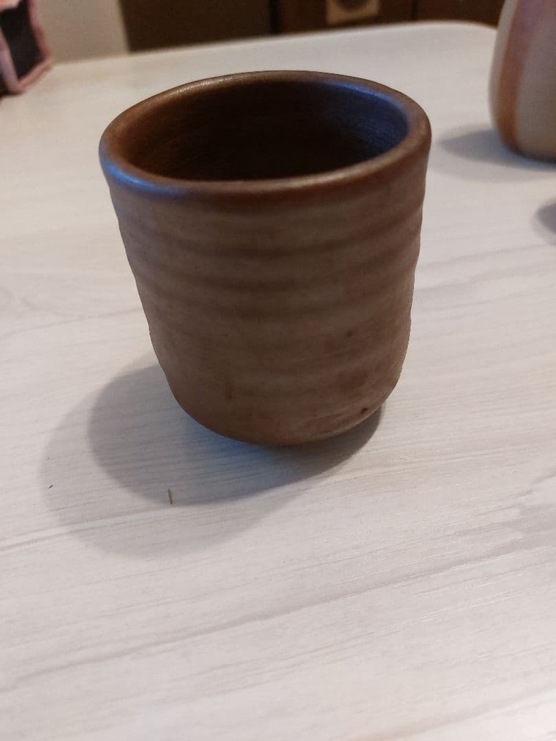 【レア・非売品】備前焼 遺作20品のうちの１品 木村隆男遺作 ぐい呑み３品