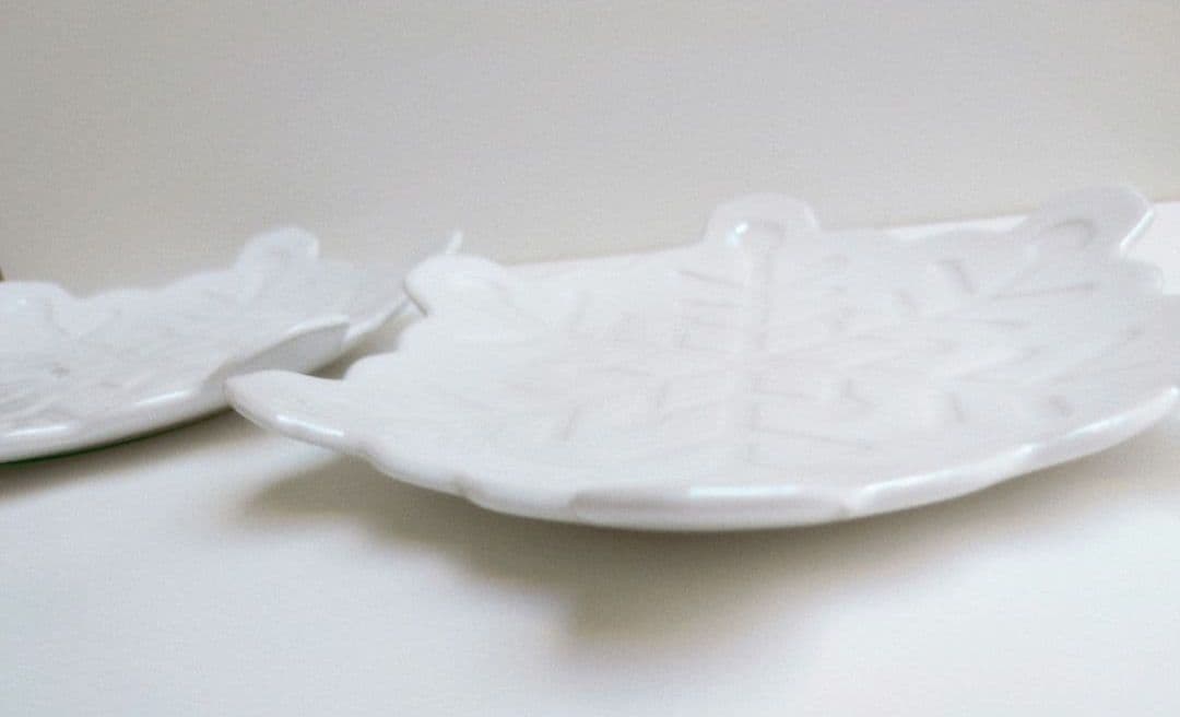 ル・クルーゼ　 スノーフレーク　プラッター 20cm　２枚