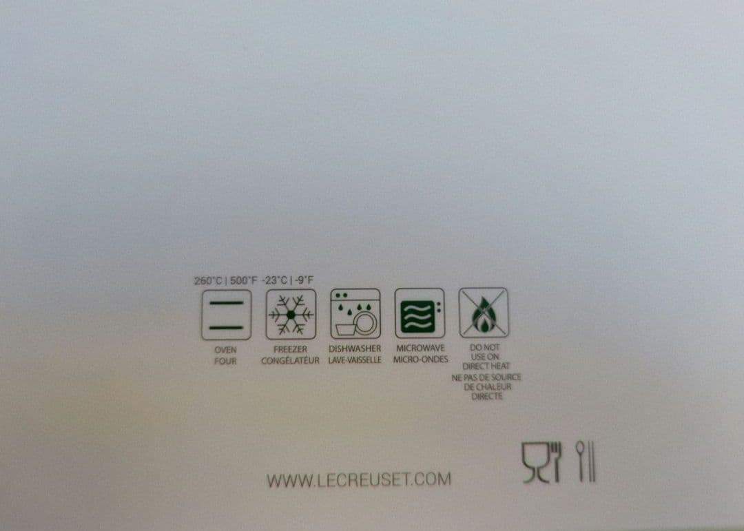 ル・クルーゼ　 スノーフレーク　プラッター 20cm　２枚