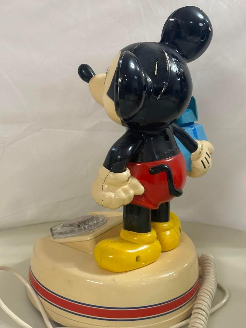 昭和レトロ★ディズニー★ミッキーマウス★電話★フィギュアに★おもちゃに