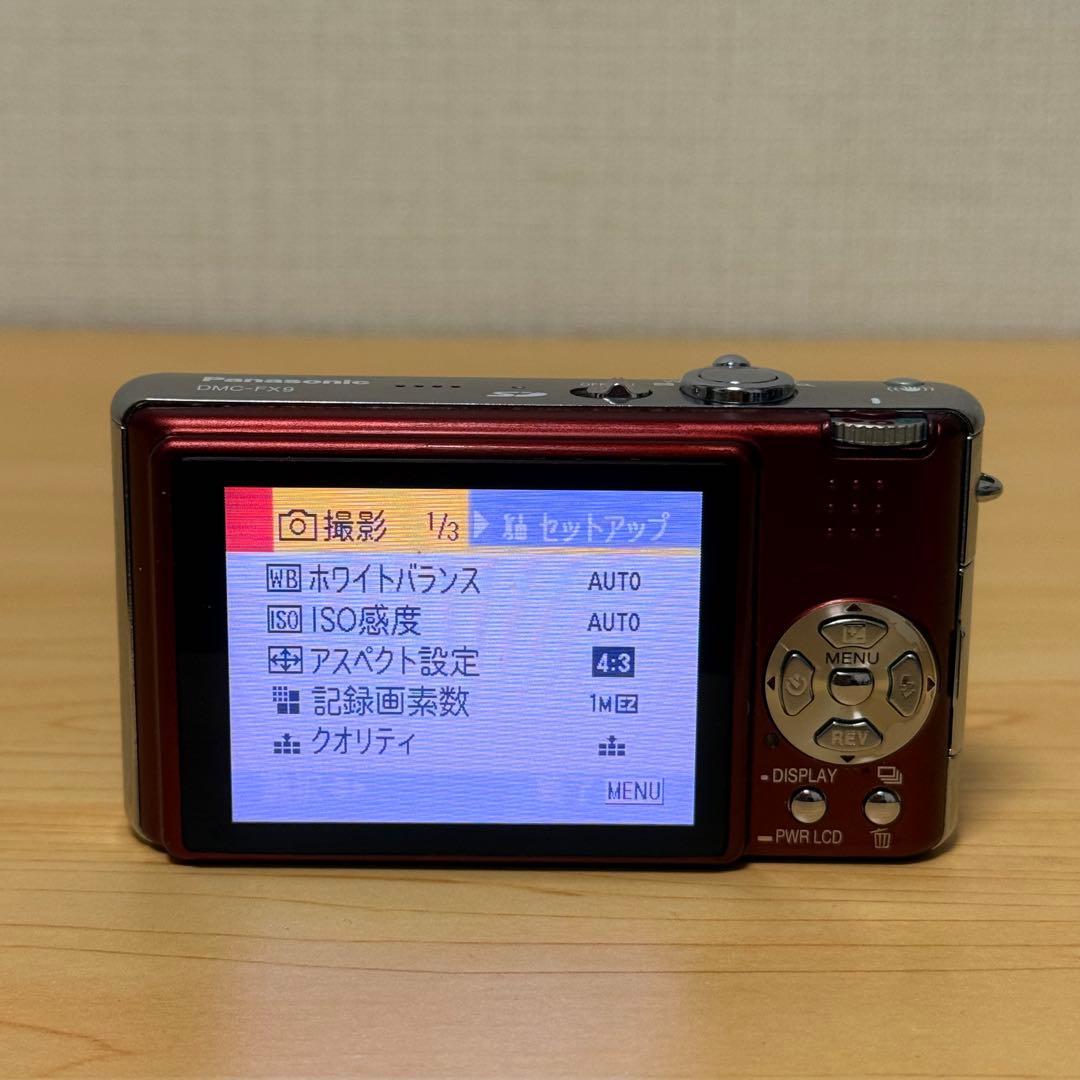 【SDカード付】Panasonic LUMIX DMC-FX9 レッド